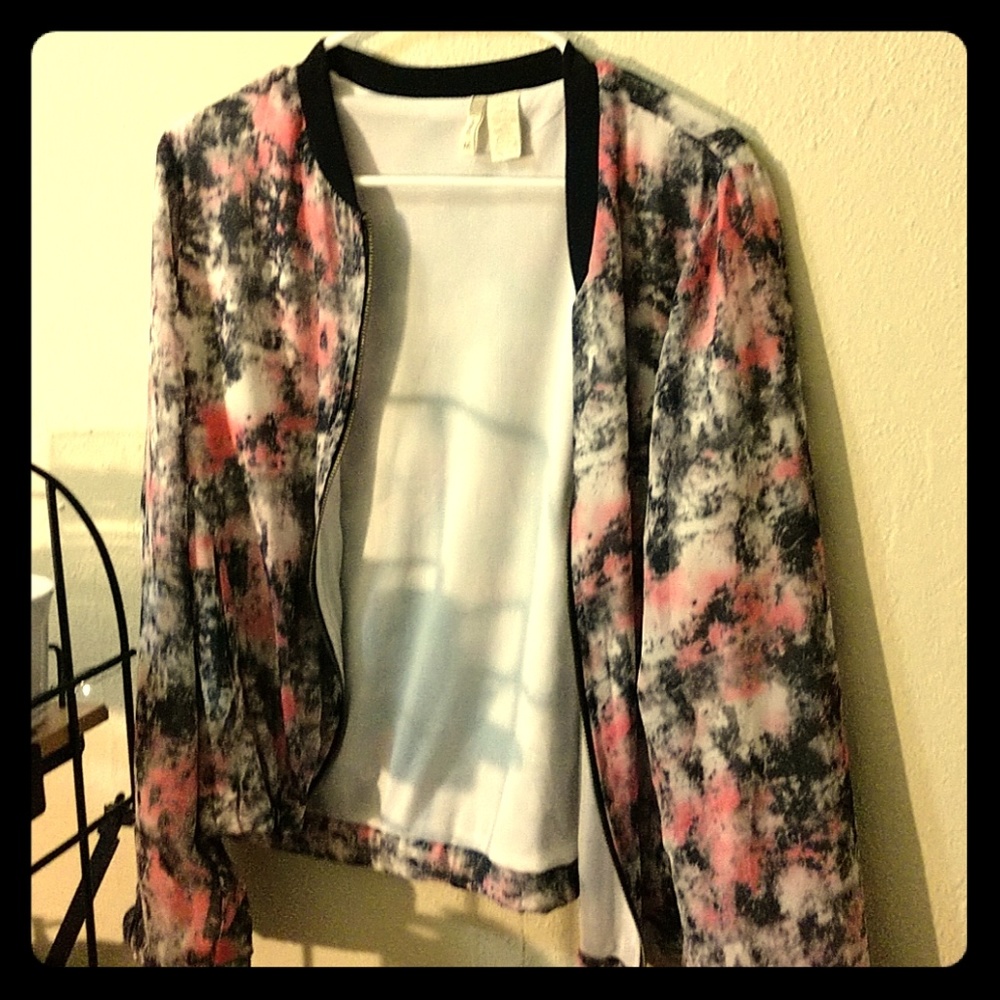 Light sheer pink jacket